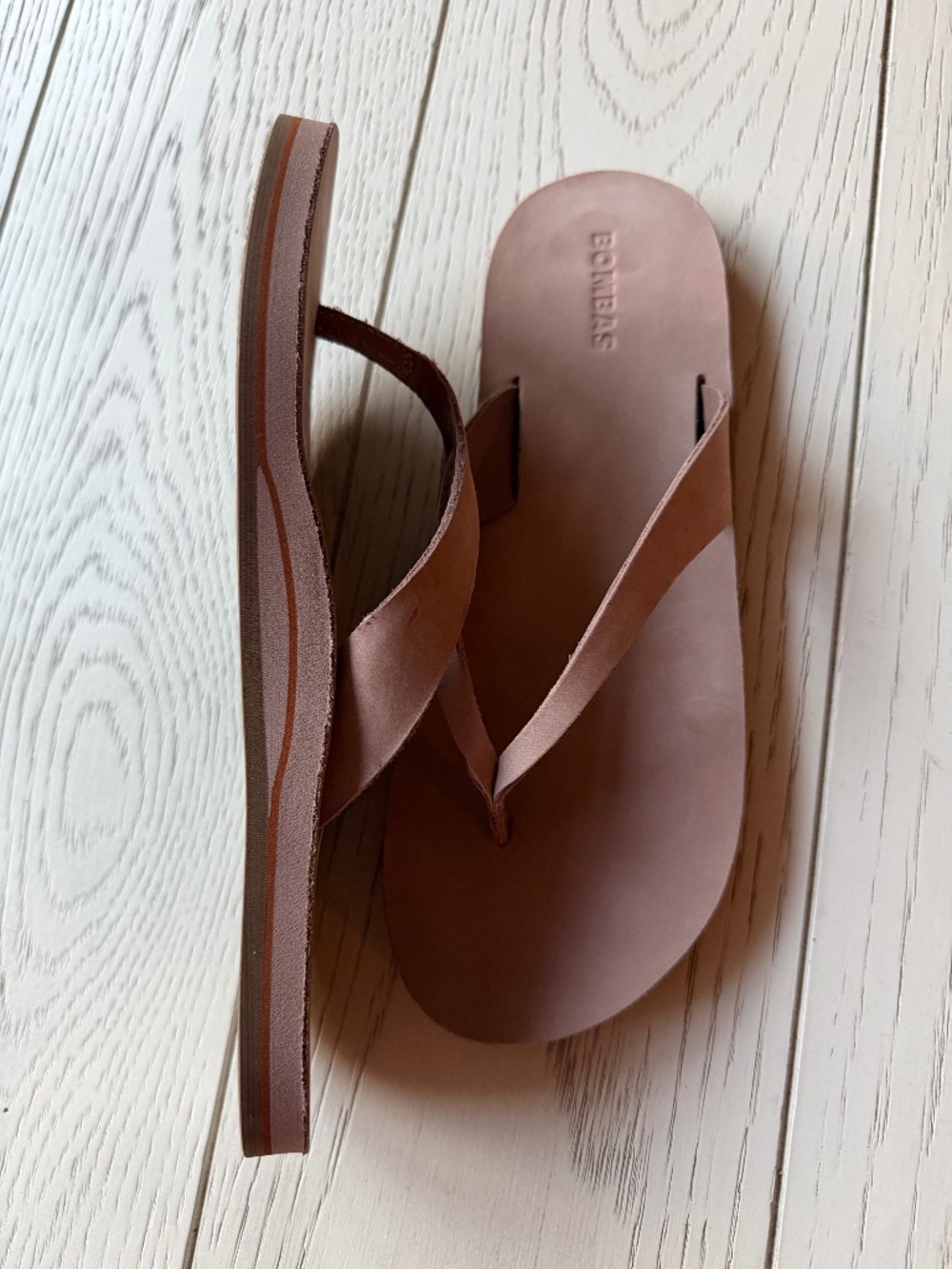 Bombas - Women's Sunrise Leather Flip Flop - size 9 - Picture 5 of 7